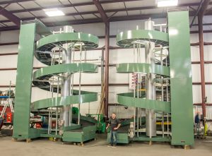 Ryson Wide Trak Spirals in the manufacturing plant