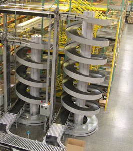 Ryson Multiple Entry High Capacity Spiral operating in a west coast distribution center