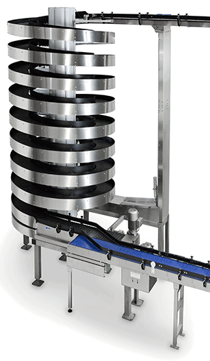 Mass Flow High Capacity Spiral Conveyor from Ryson