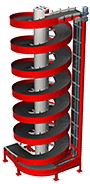 High Capacity Spiral Conveyors