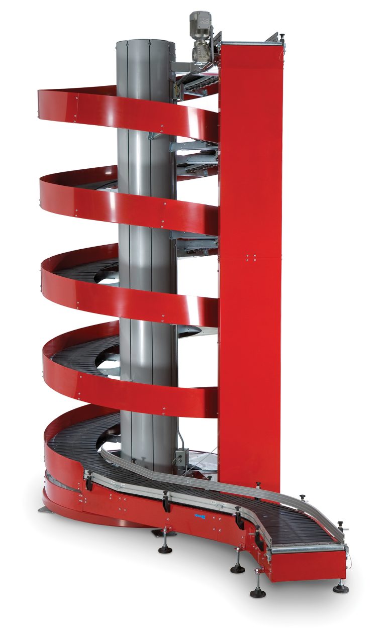 Spiral with extended infeed