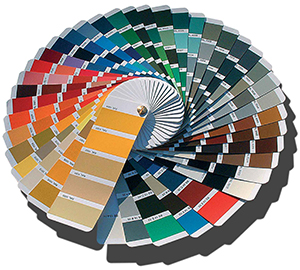 Custom Ryson Spiral Colors using RAL Color Choice