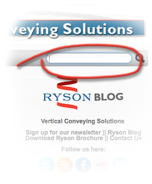 Ryson blog search