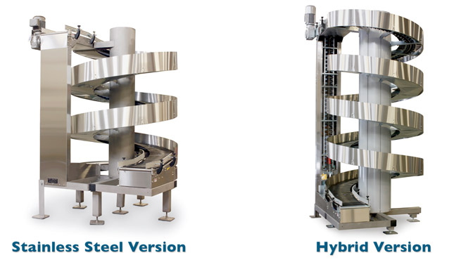 Ryson stainless steel spirals suitable for wet environments