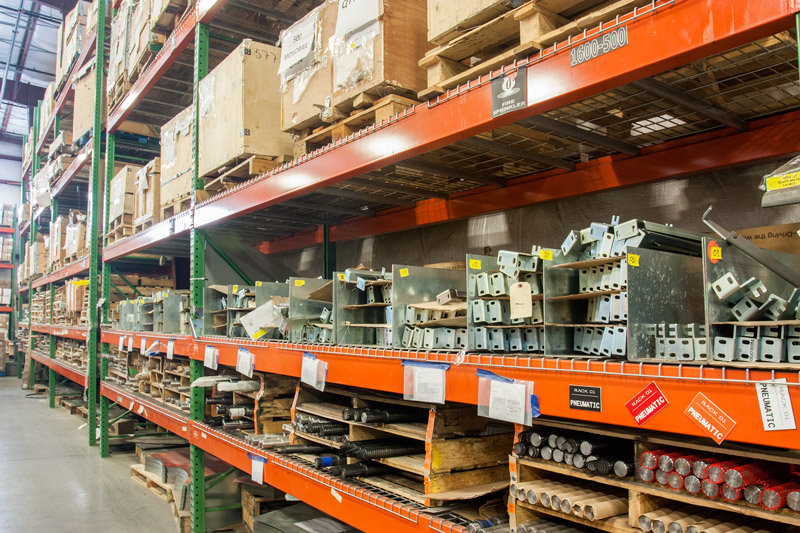 Ryson Backs its products with a fully stocked parts inventory