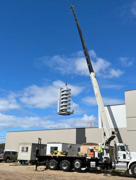 Ryson Spiral Install from a Roof Penetration