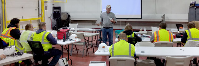 Doug Glass at Ryson maintenance training