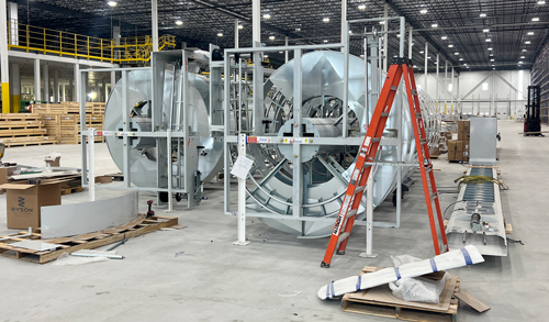 Spiral Conveyors installed for Direct to Consumer Warehouses